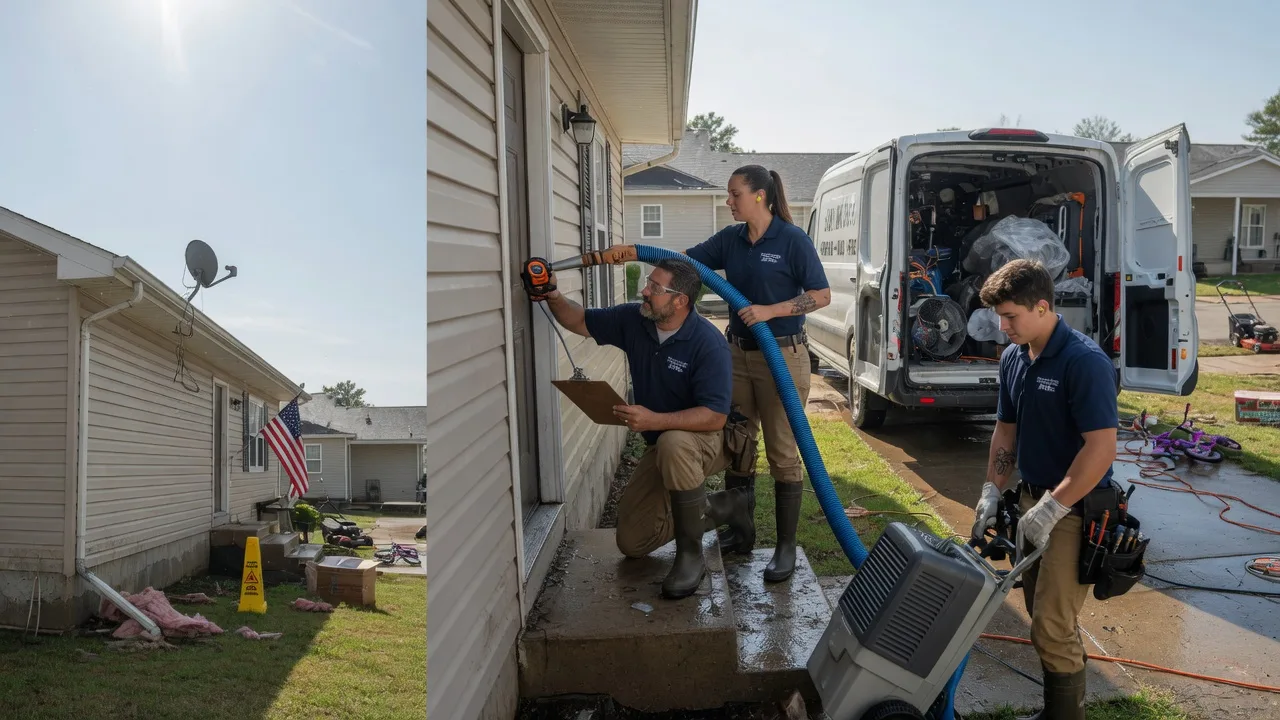 Ceiling Water Damage Restoration in Woodville, MS near me