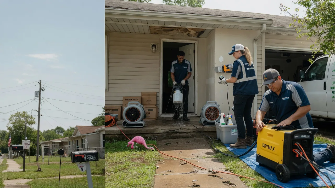 Storm Damage Water Removal in Woodville, MS near me